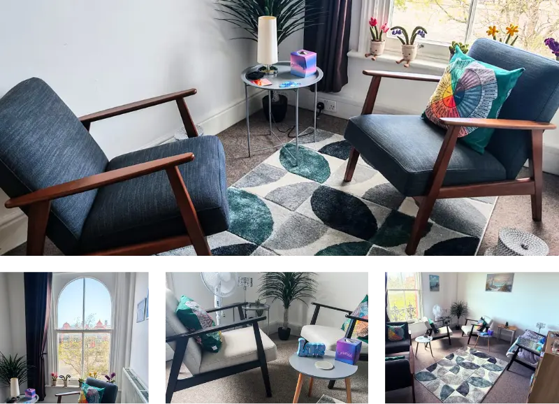  Alison's therapy room.